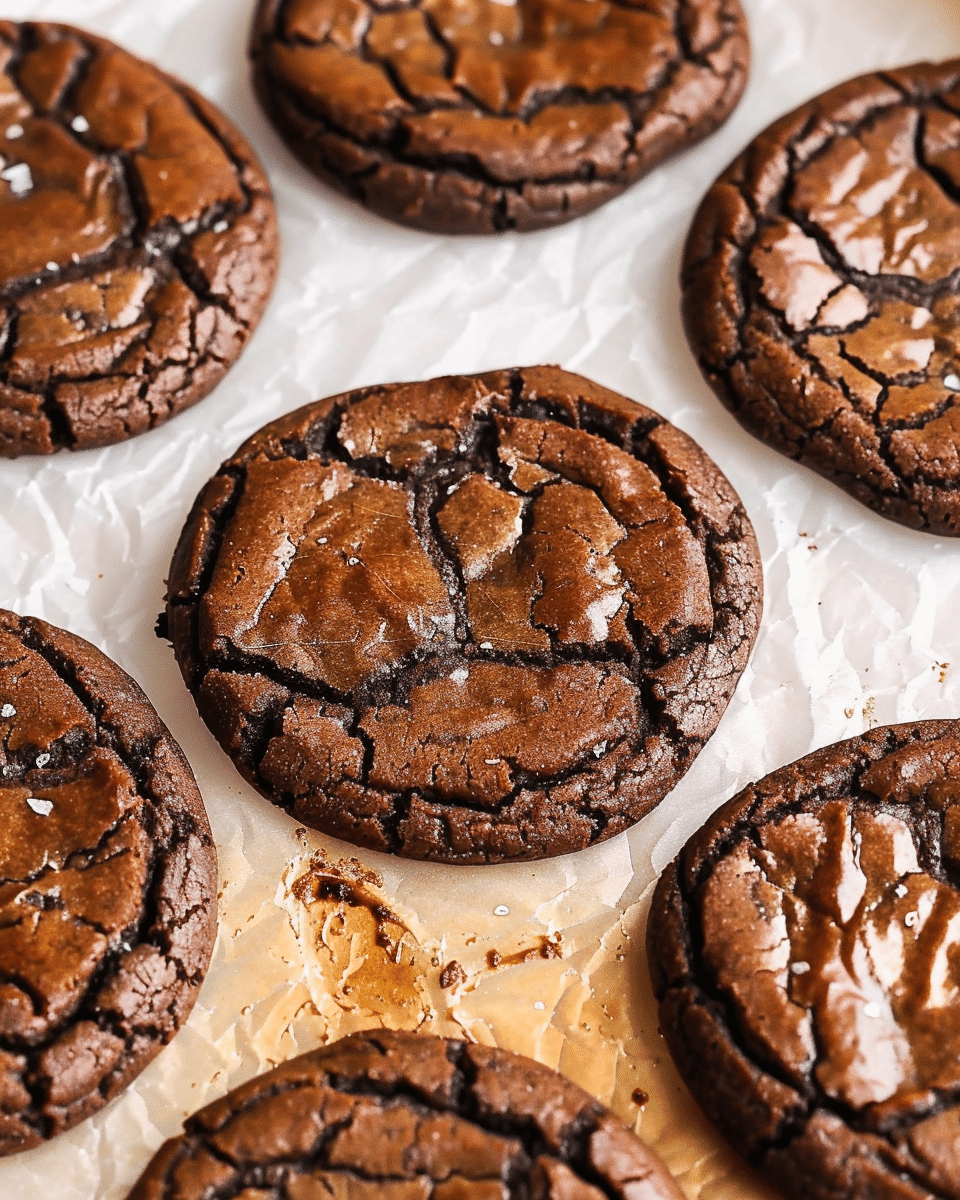 Thick And Fudgy Brookie Cookies