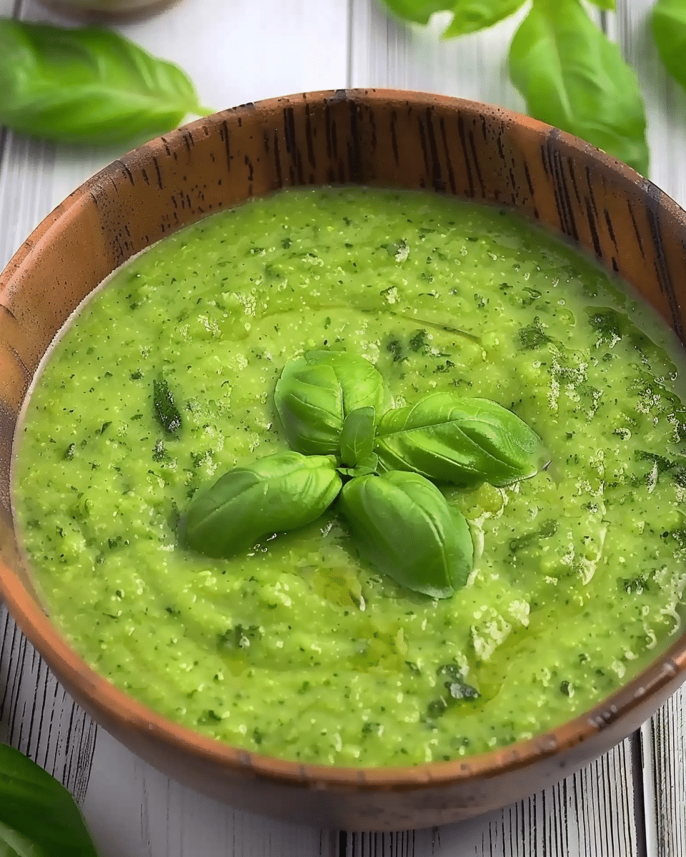 Zucchini Basil Soup