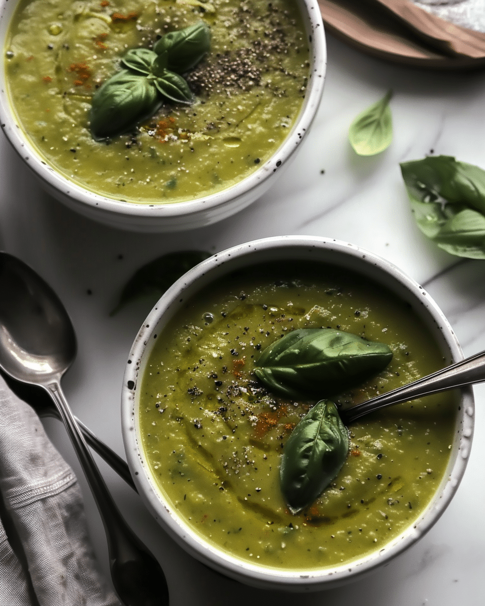 Zucchini Basil Soup