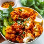 Easy Air Fryer Buffalo Cauliflower