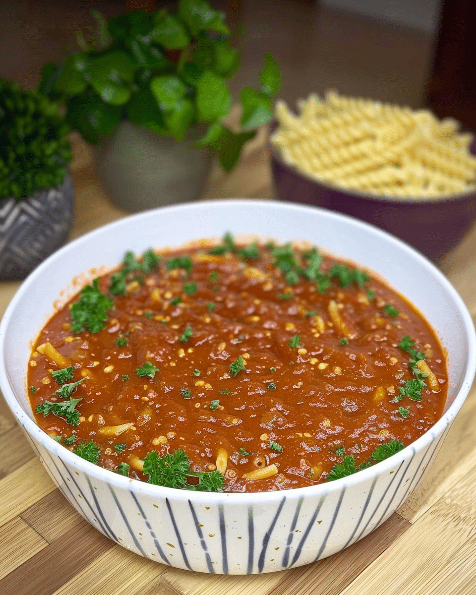 Italian Pink Sauce Pasta