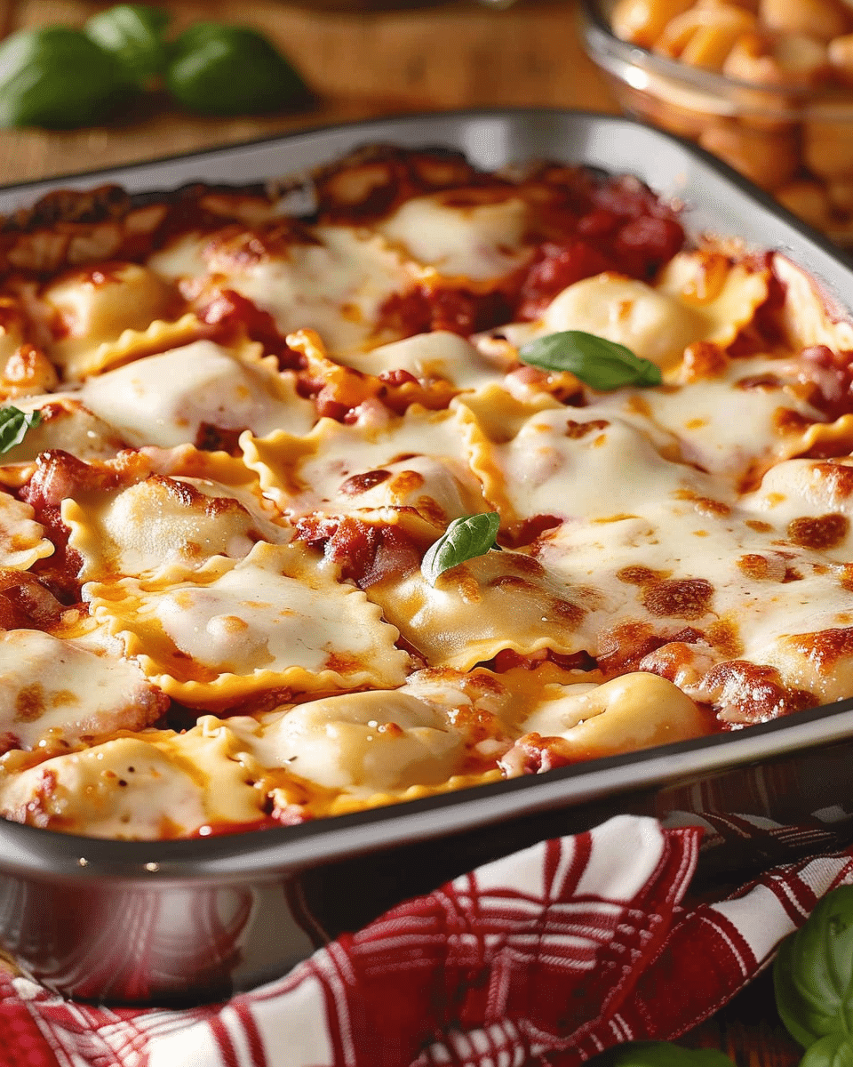 Million Dollar Ravioli Casserole