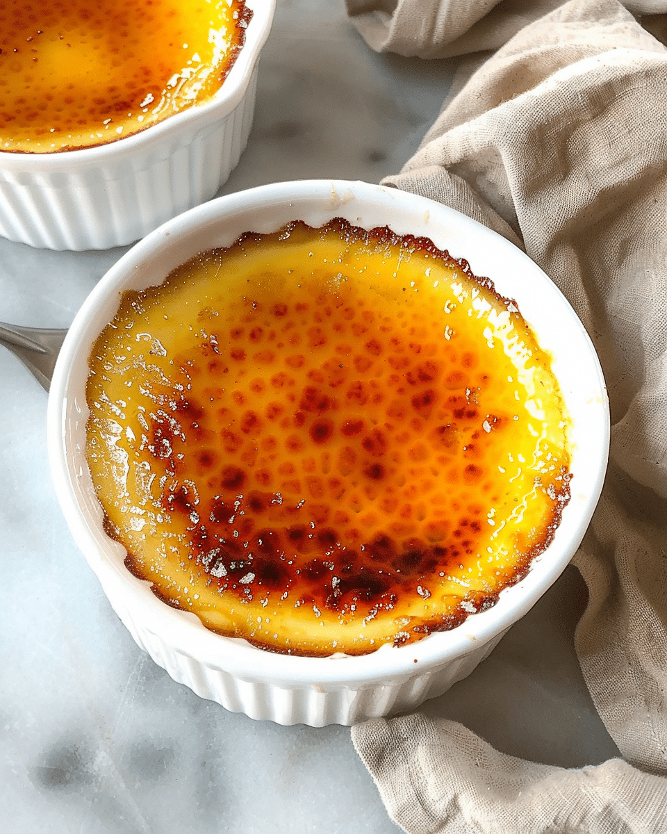 Perfect Vanilla Crème Brûlée