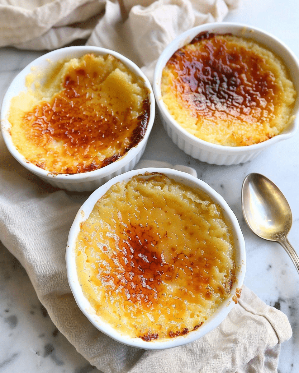 Perfect Vanilla Crème Brûlée