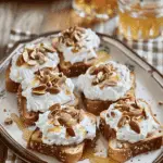 Yogurt Toast With Almonds And Honey