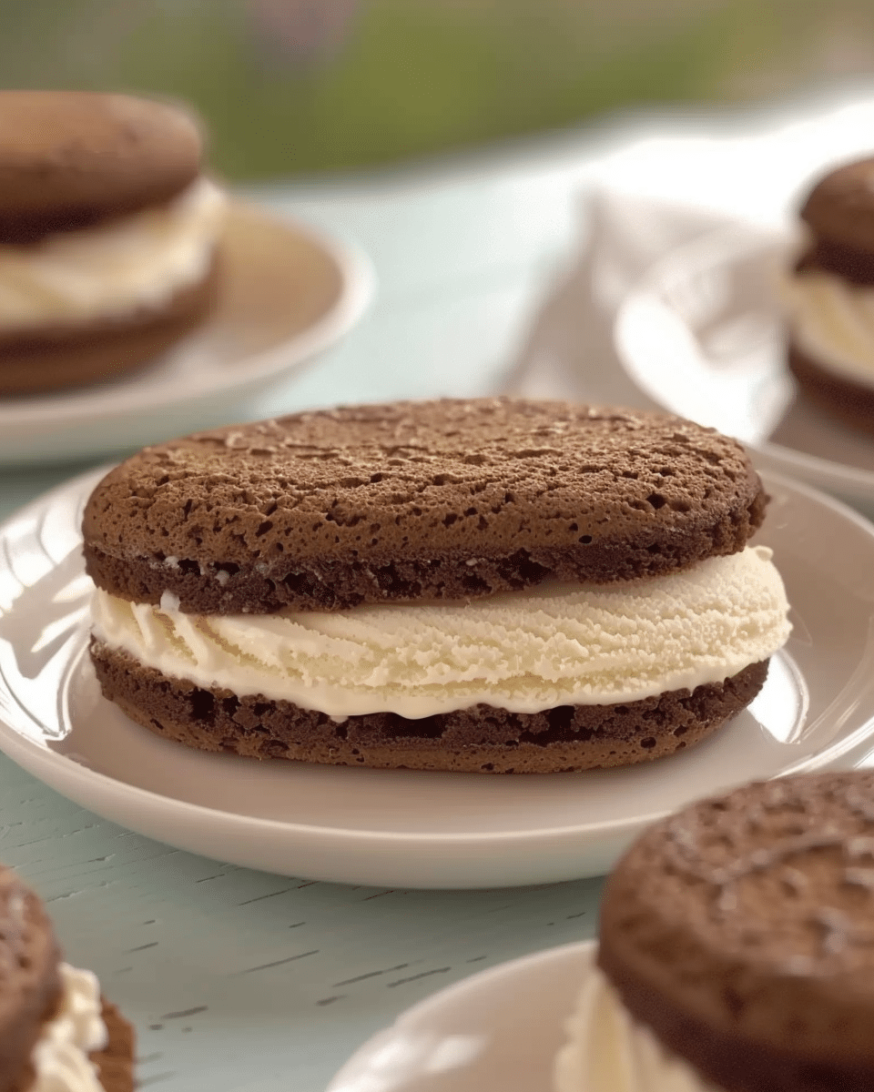 Tiramisu Ice Cream Sandwich