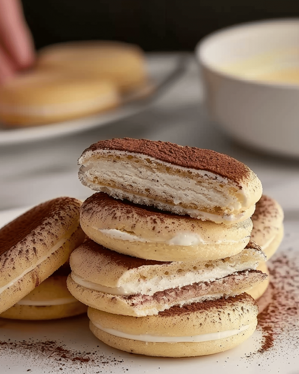 Tiramisu Ice Cream Sandwich