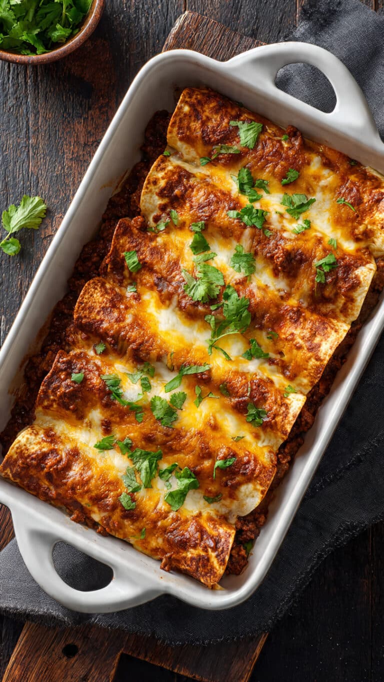 5-Ingredient Beef Enchiladas