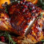 Amazing Cranberry Orange Glazed Turkey Breast