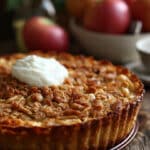 Apple Crisp Cheesecake