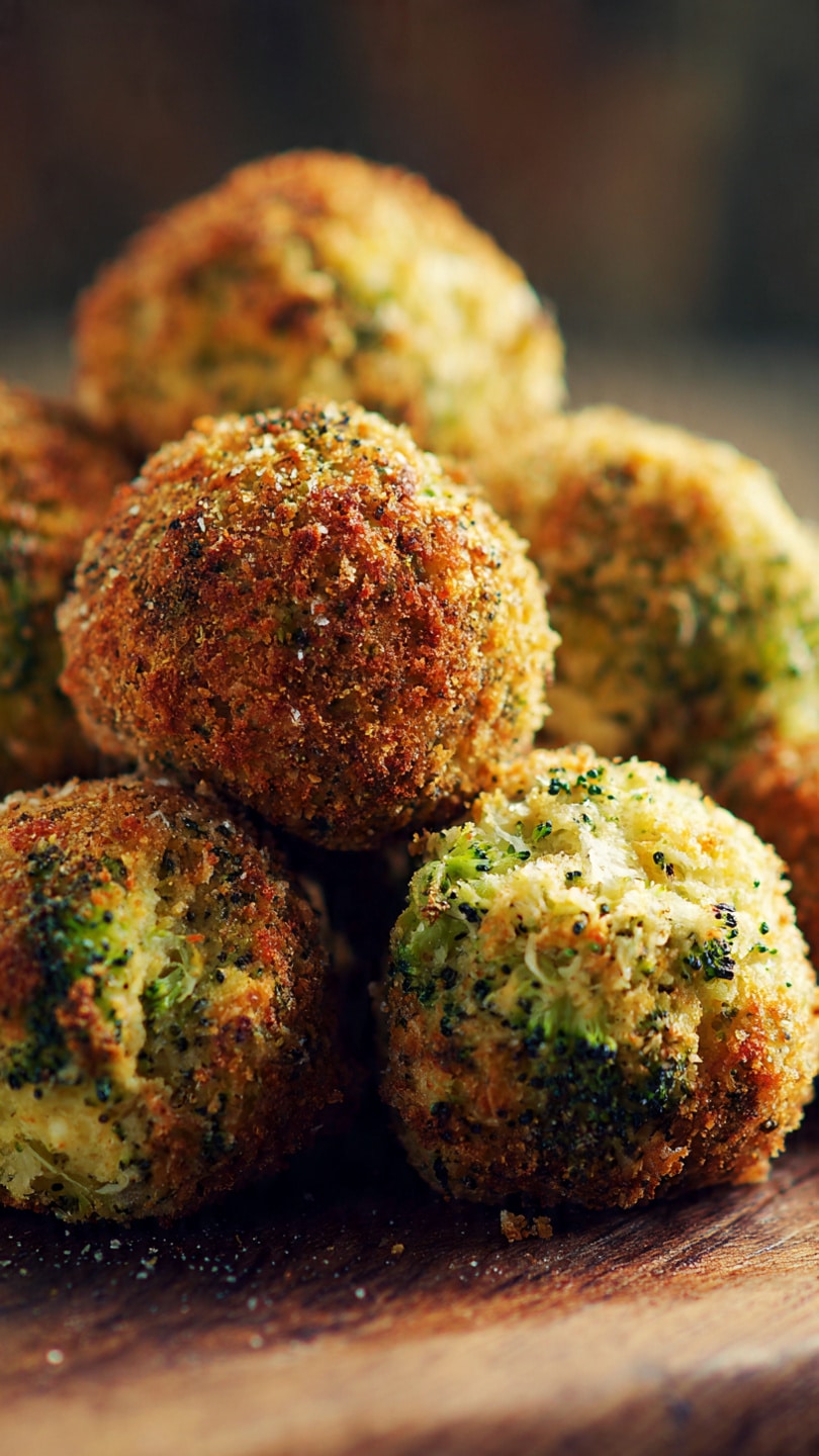 Baked Broccoli Cheese Balls