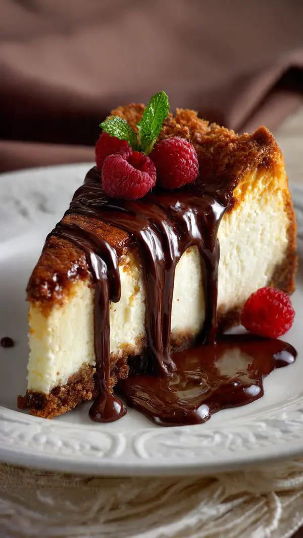 Boston Chocolate Cream Pie Cheesecake