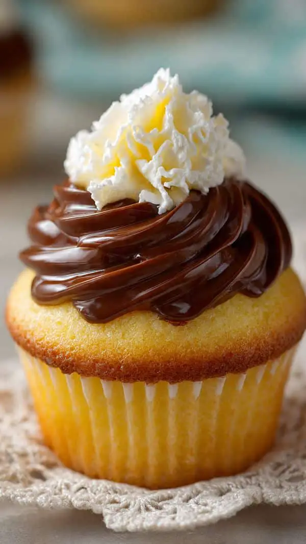 Boston Cream Pie Cupcakes
