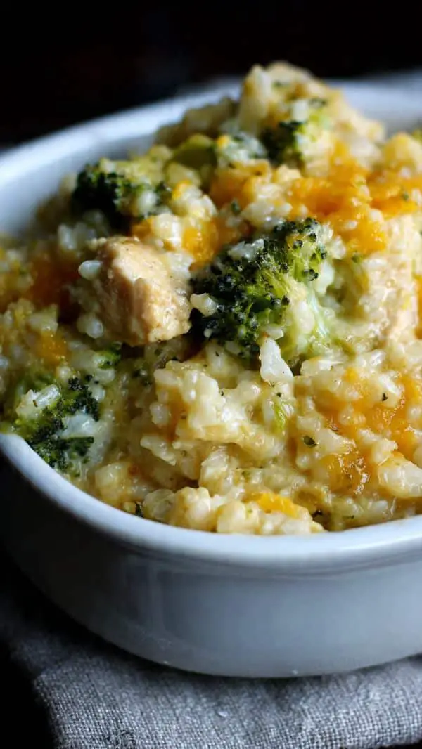 Broccoli, Rice, Cheese, And Chicken Casserole