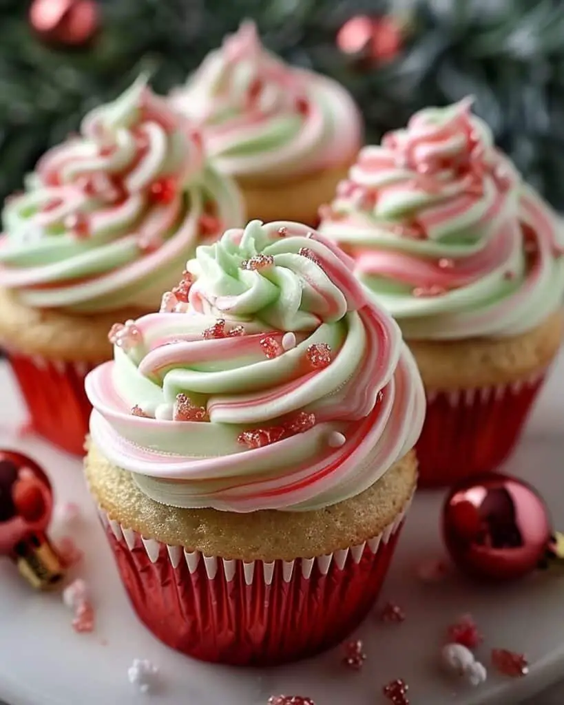 Candy Swirl Cupcakes