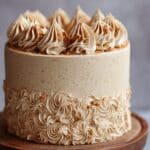 Caramel Coffee Buttercream Cake