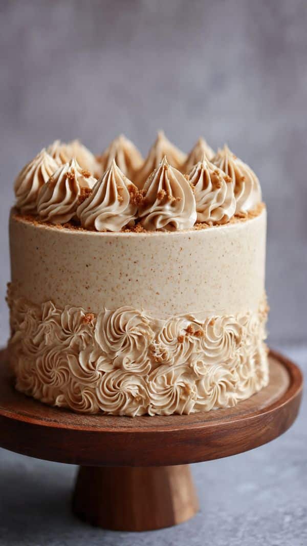 Caramel Coffee Buttercream Cake