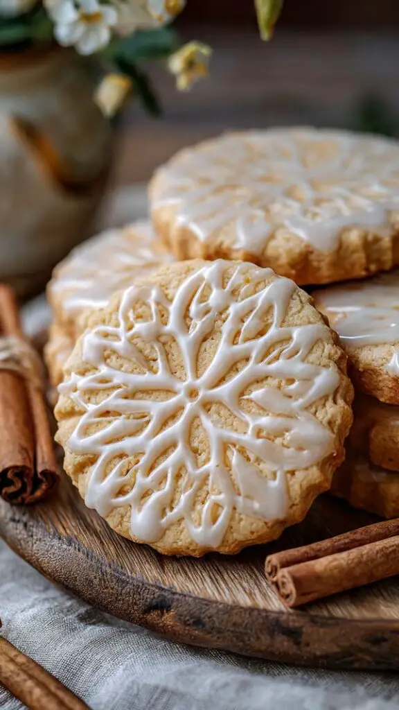 Cardamom Orange Glaze Cookies
