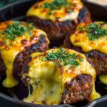 Cheeseburger Lava Cake Molten Melt