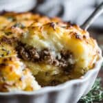 Cheesy Ground Beef And Potato Casserole