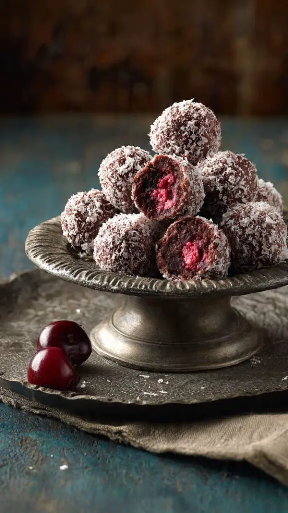 Cherry Mash Truffles