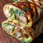 Chicken Avocado Grilled Wraps