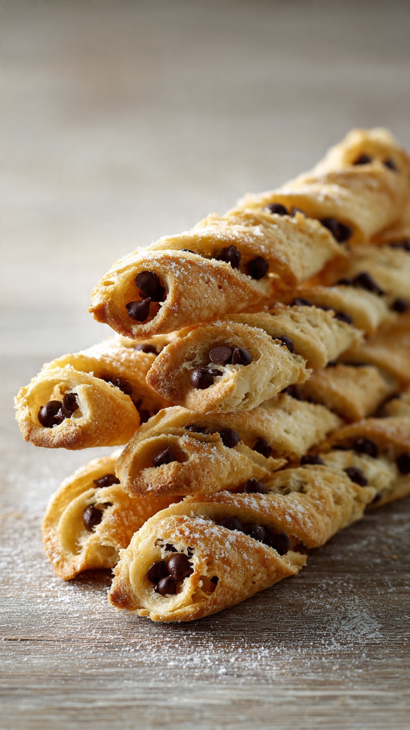 Chocolate Chip Cookie Dough Twists