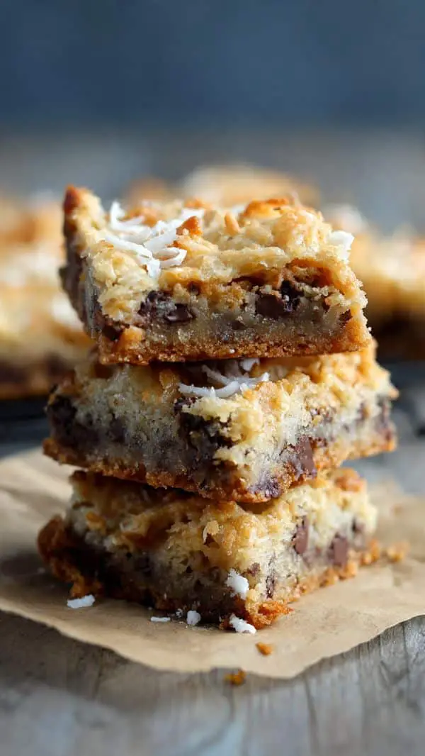 Coconut Toffee Chocolate Chip Cookie Bars