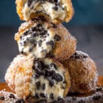 Cookies & Cream Cheesecake Deep-Fried Oreos