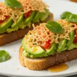 Cottage Cheese Toast With Avocado And Hot Honey