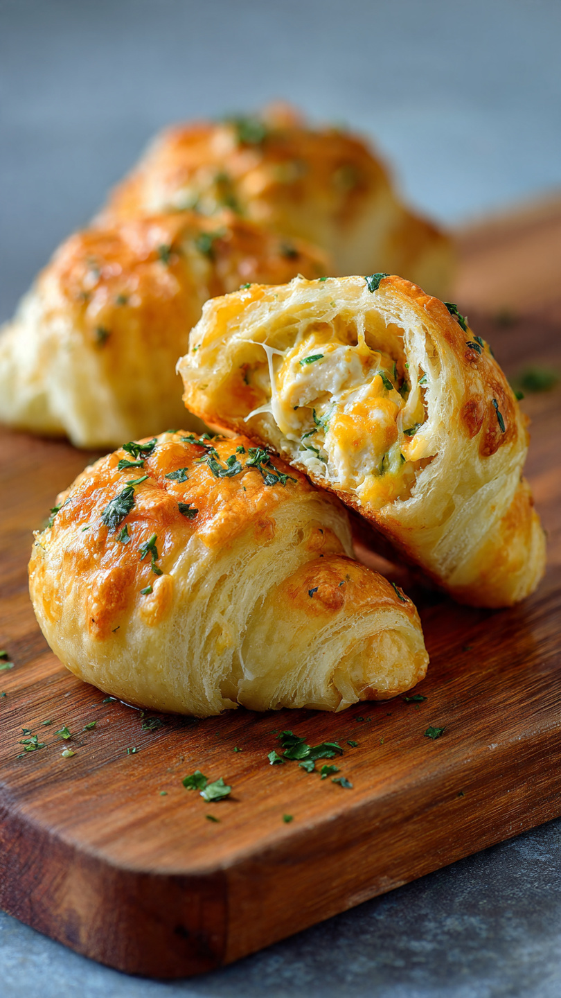 Crab & Cheese Filled Crescent Rolls