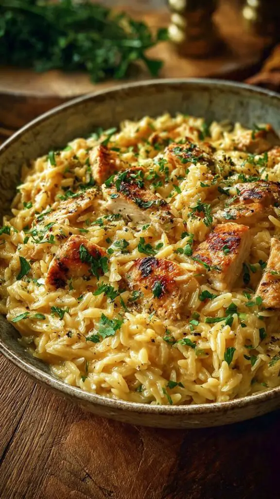 Creamy Boursin Orzo With Chicken For Cozy Family Nights
