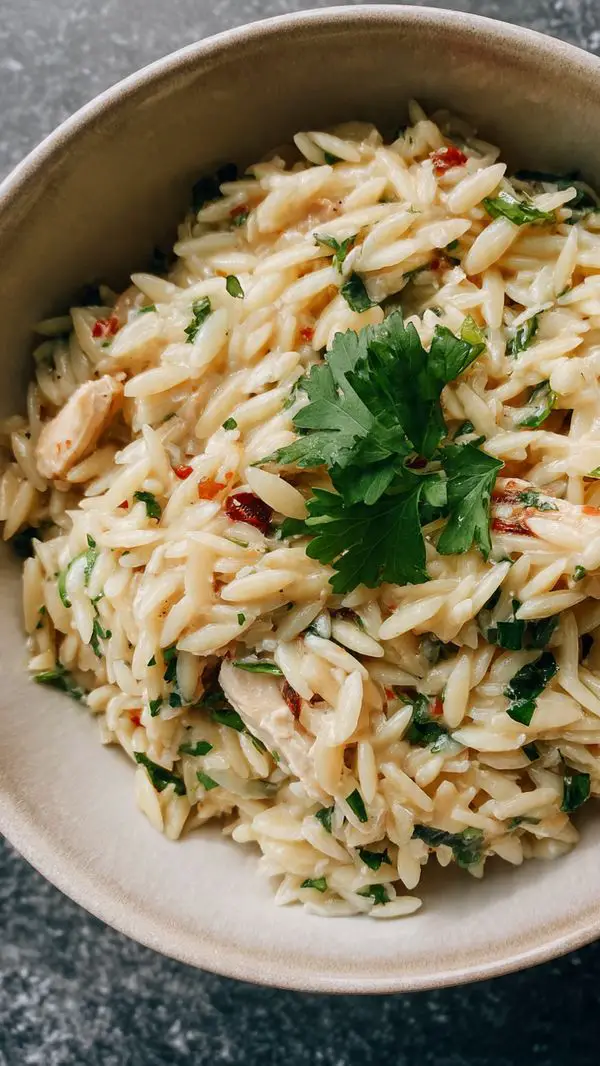 Creamy Boursin Orzo With Chicken For Cozy Family Nights