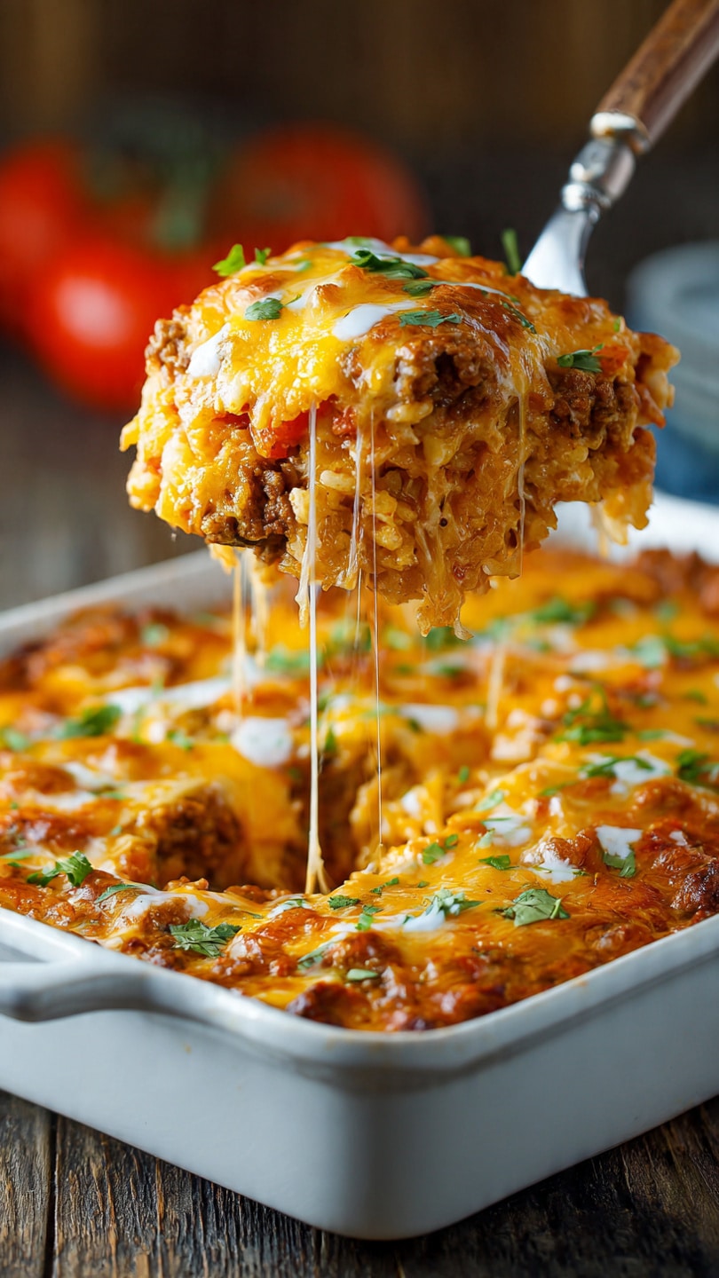 Creamy Burrito Casserole