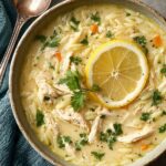Creamy Lemon Orzo Chicken Soup