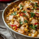 Creamy Lime-Chili Chicken & Corn Bake