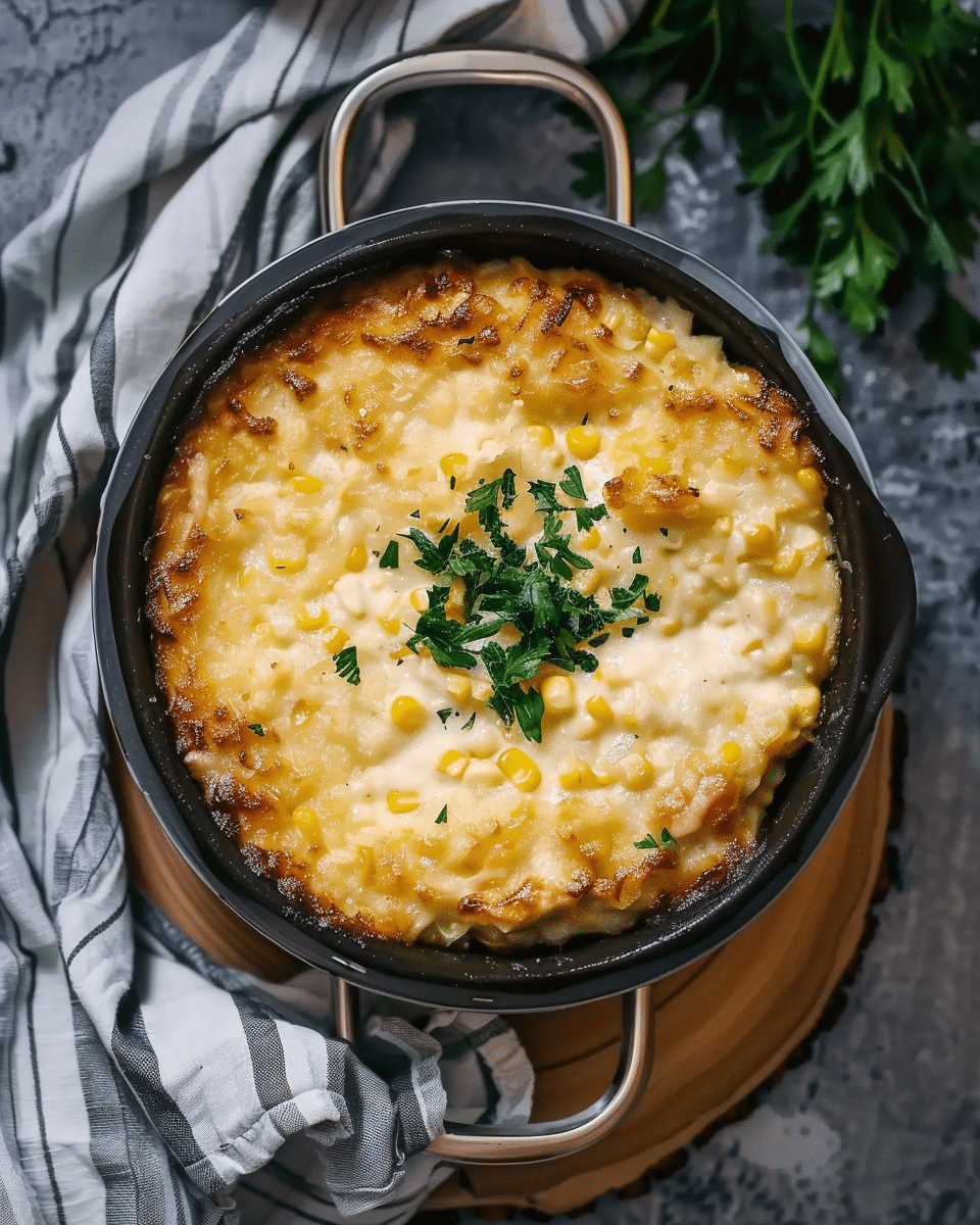 Creamy Instant Pot Corn Casserole