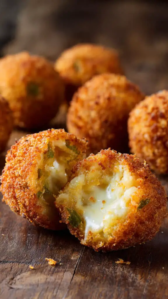 Crispy Fried Pickle Ranch Cheese Bombs