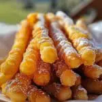 Crispy Funnel Cake Sticks