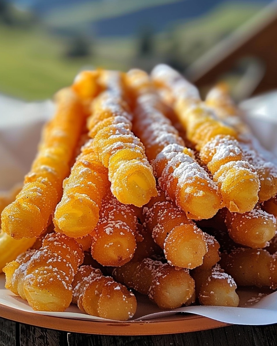 Crispy Funnel Cake Sticks