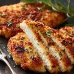 Crispy Baked Garlic Parmesan Chicken Cutlets