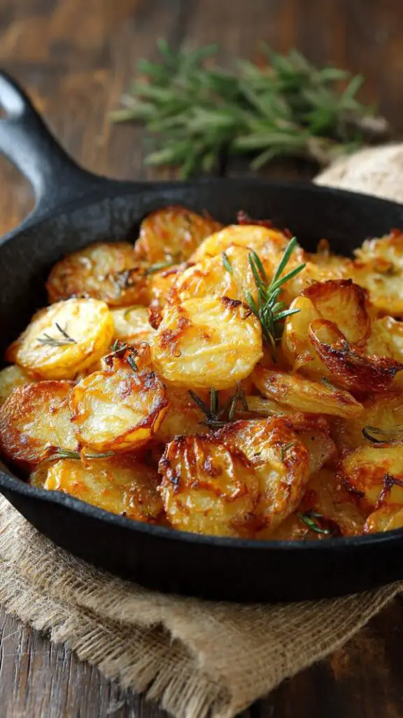 Crispy Oven-Fried Potatoes And Onions