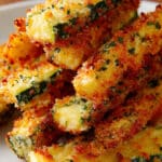 Crunchy Garlic-Parmesan Zucchini Sticks