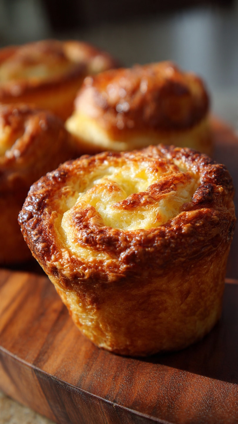 Delicious Cruffins With Cinnamon