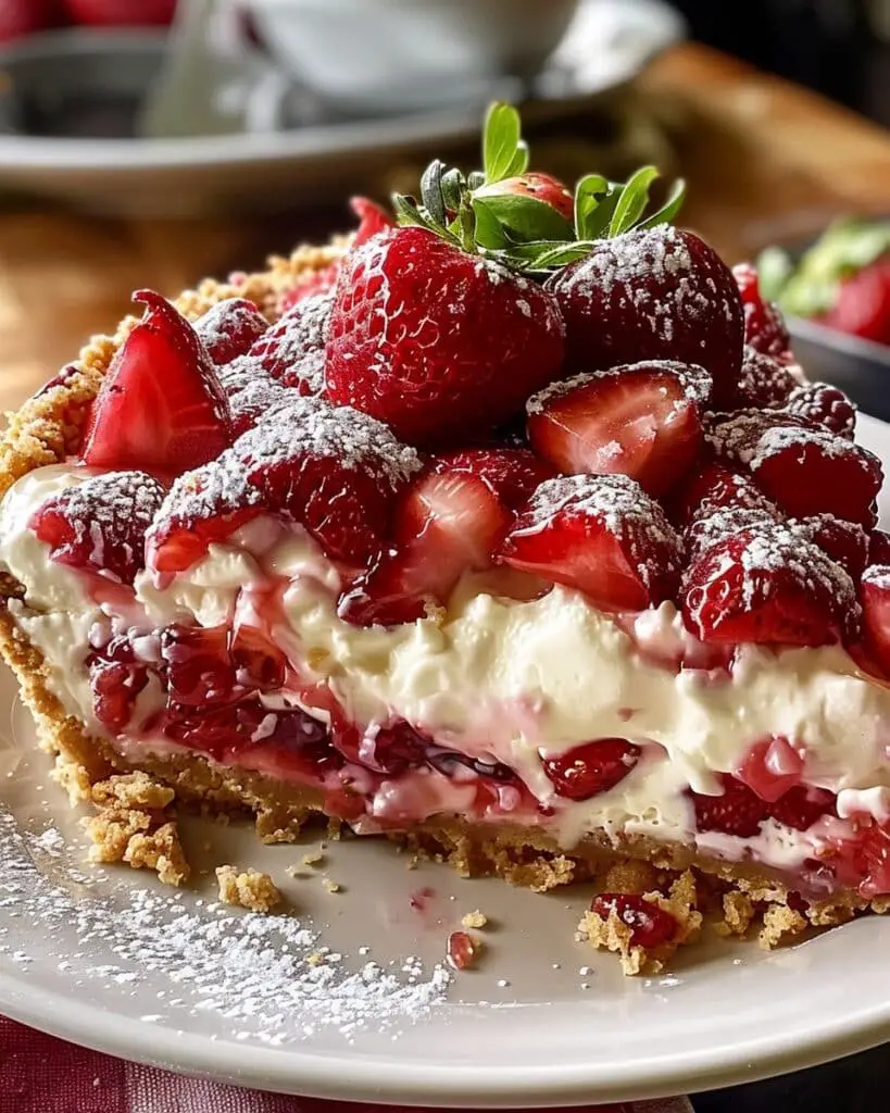 Donna Wood Strawberry Cheesecake Dump Cake