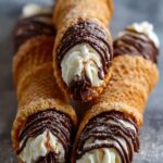 Dubai Chocolate Cream Horns