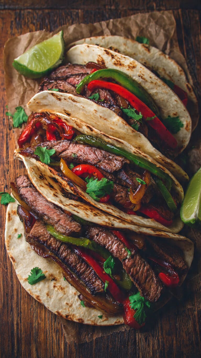 Easy 30 Minute Steak Fajitas