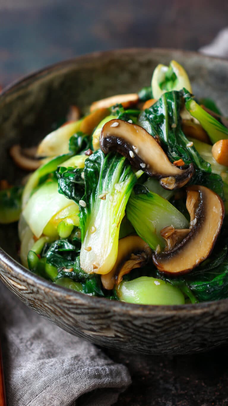 Easy Bok Choy & Mushroom Stir-Fry – Quick 20-Minute Dinner