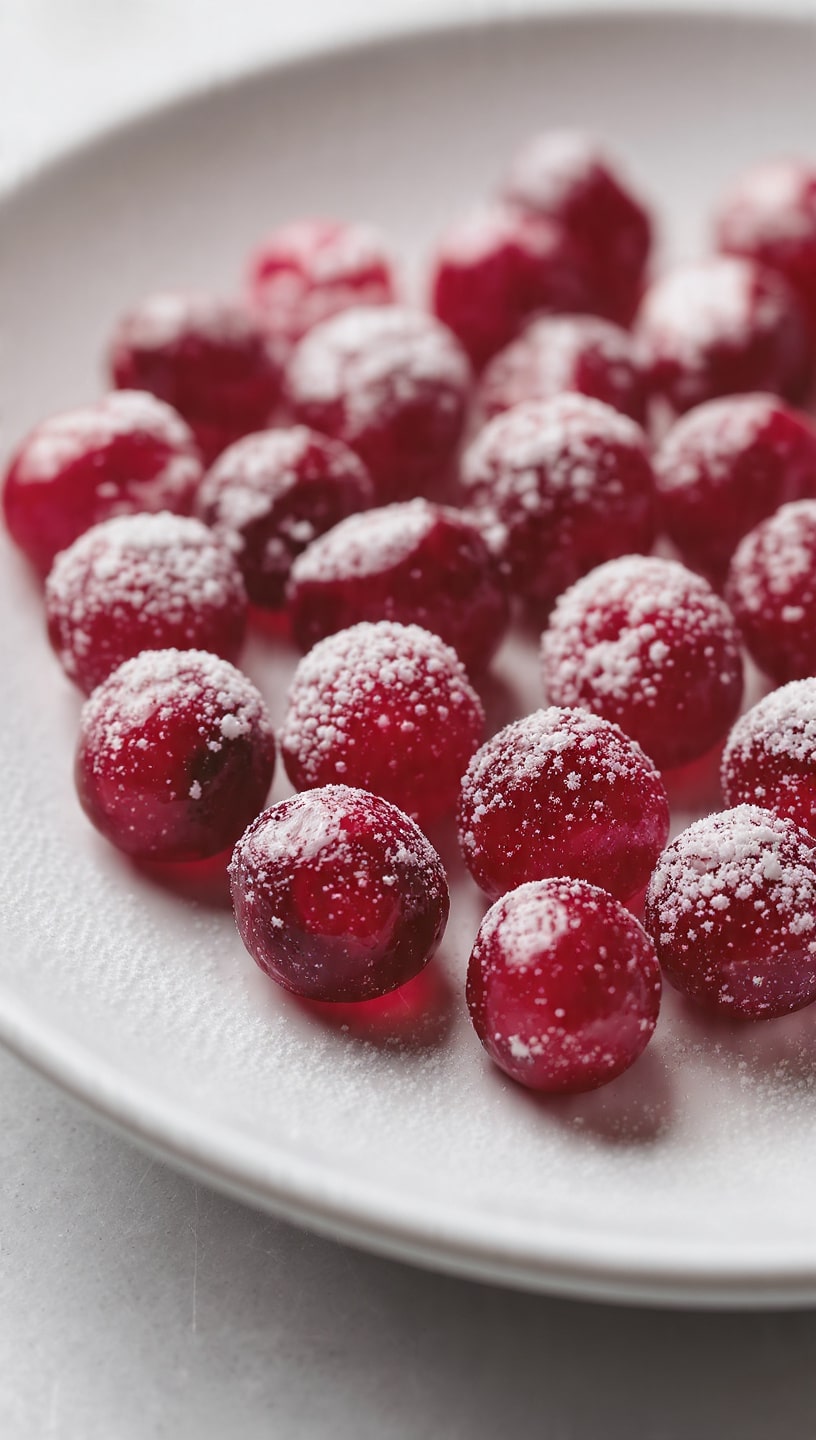 Grandma Lillian’s 3-Ingredient Candied Cranberries