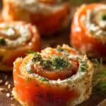Easy Smoked Salmon Pinwheels With Cream Cheese